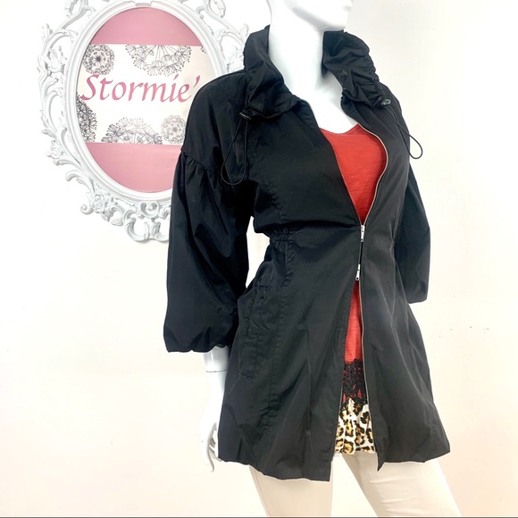 Metro 7 Jackets & Blazers - Metro 7 / Black Puff Nylon Jacket